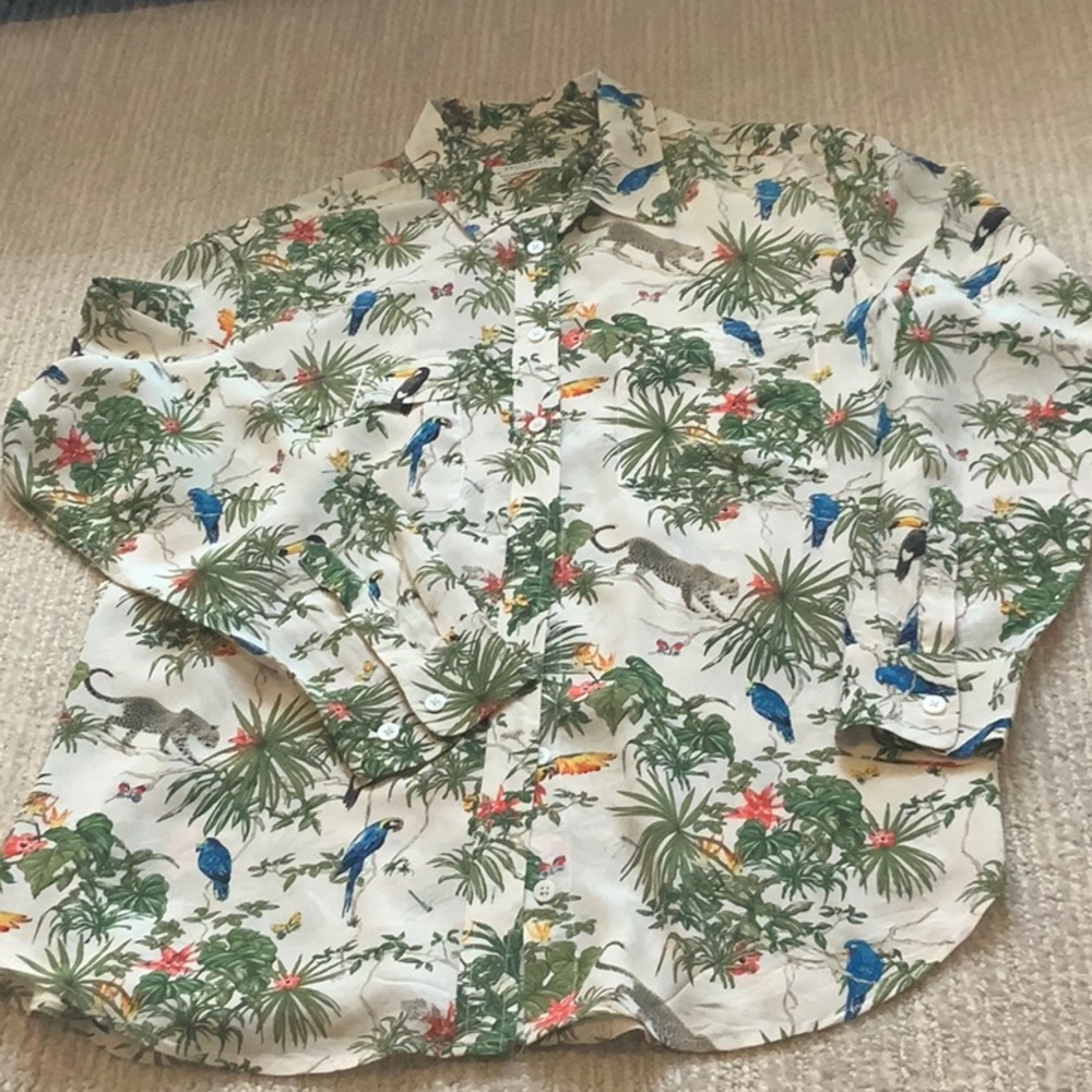 Equipment Femme silk blouse size M